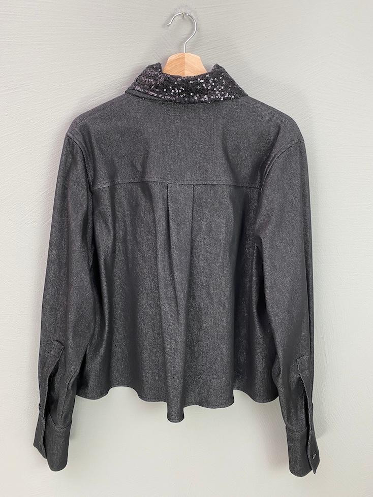 Shirt - Kevin cropped with sequins - 0