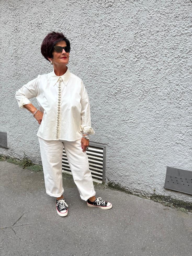 Bluse - Tim mit Strass - 2